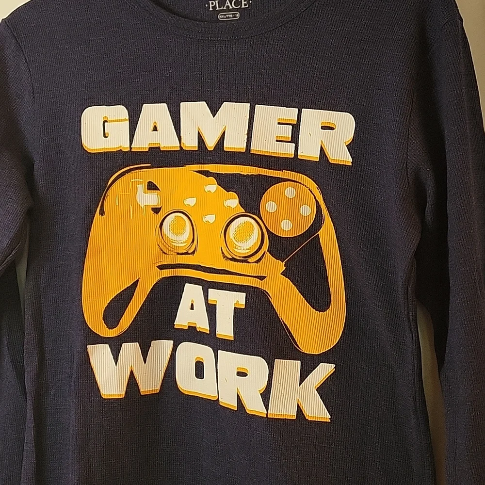Childrens Place navy gamer at work thermal xxl/16